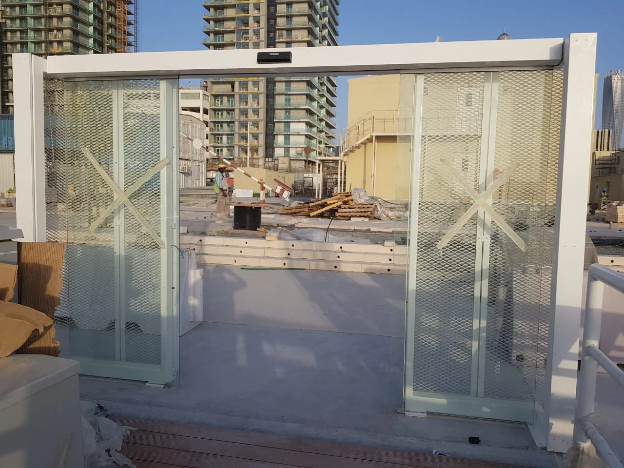 Glass & Aluminium Door System - Office Tower Dubai