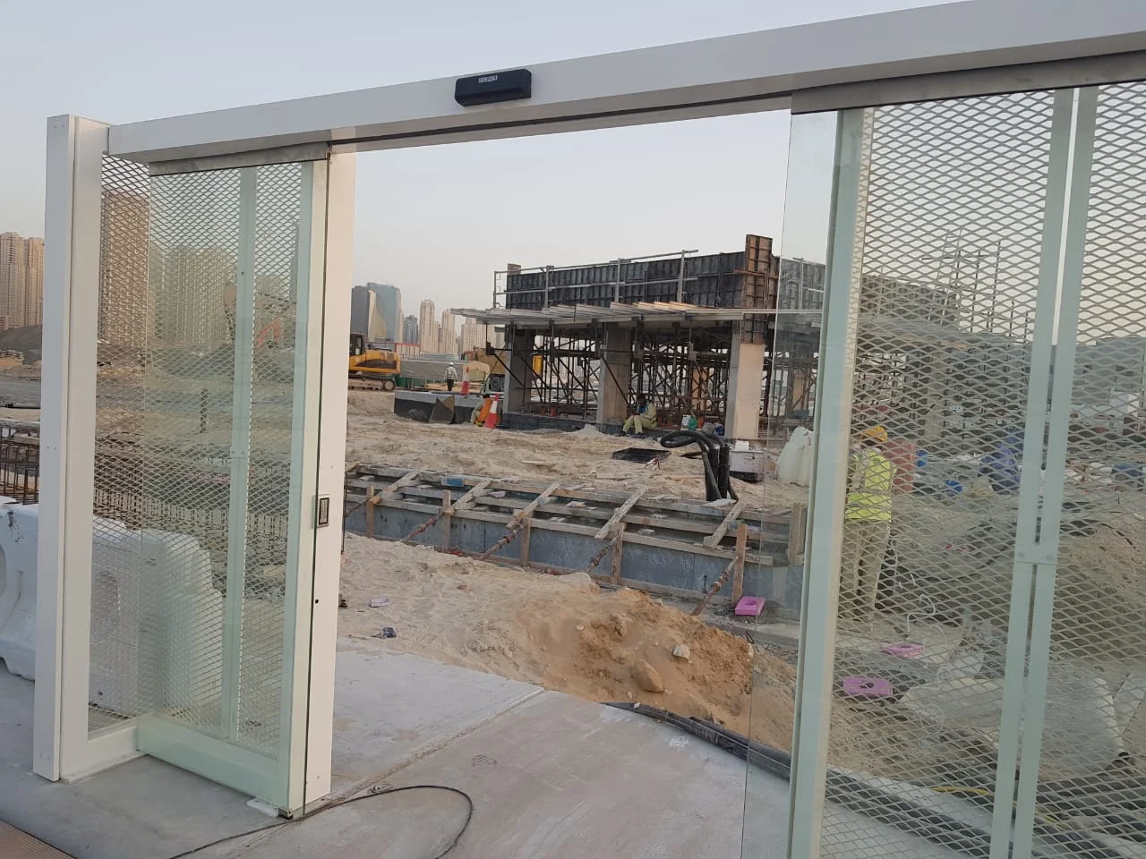 Glass & Aluminium Door System - Office Tower Dubai