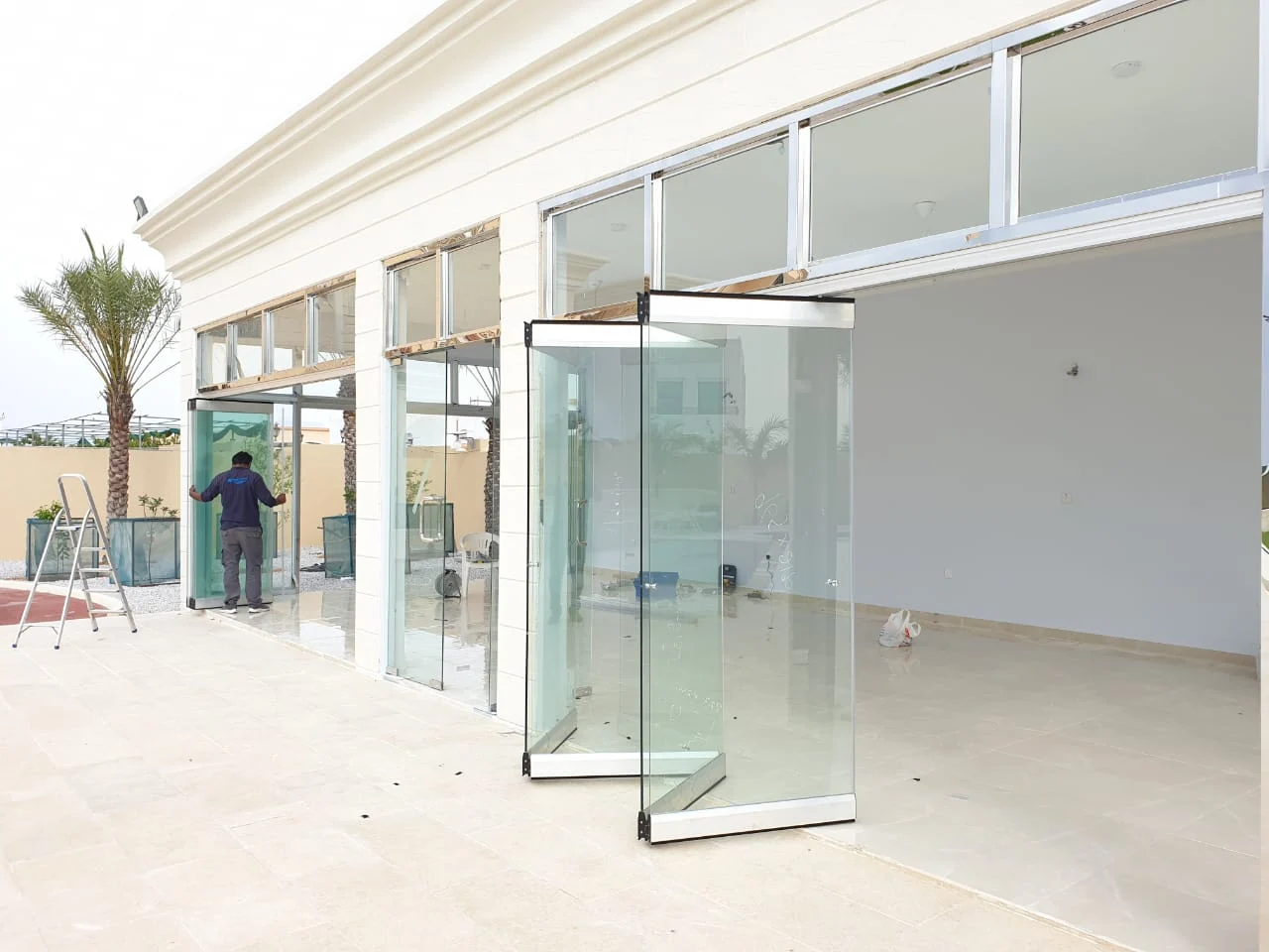 Glass & Aluminium Door System - Office Tower Dubai