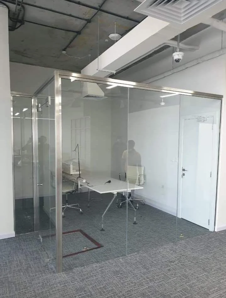 Slim Profile Fixed Glass Panels